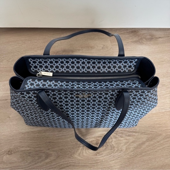 Kate Spade Spade Link Geometric Tote Bag Blue Multi | Large - Picture 4 of 13